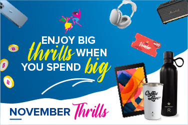 Winners of November Biggest Spender Contest