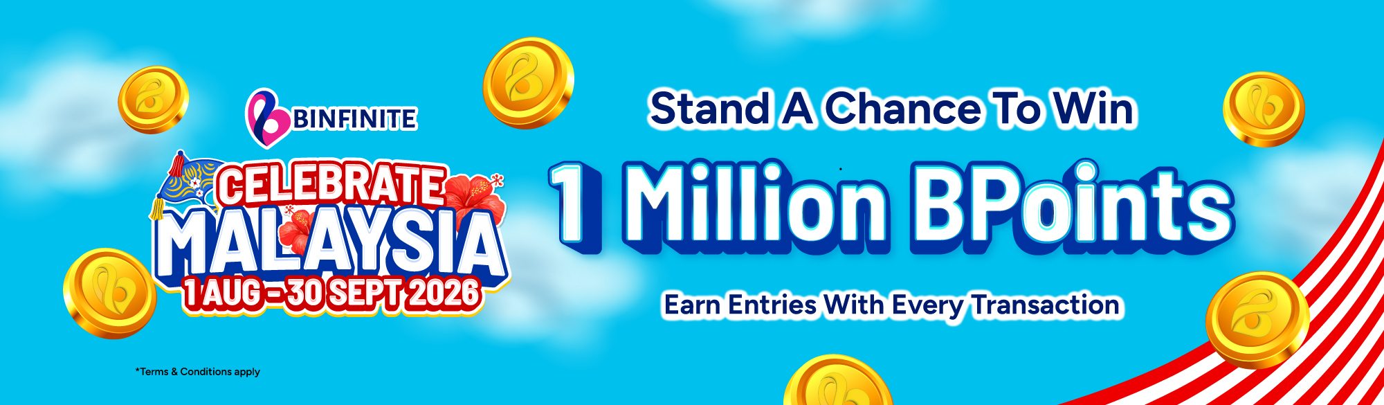 Stand a Chance to Win a Share of Over 1 Million BPoints
